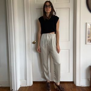 Baserange High Waisted Silk Pants